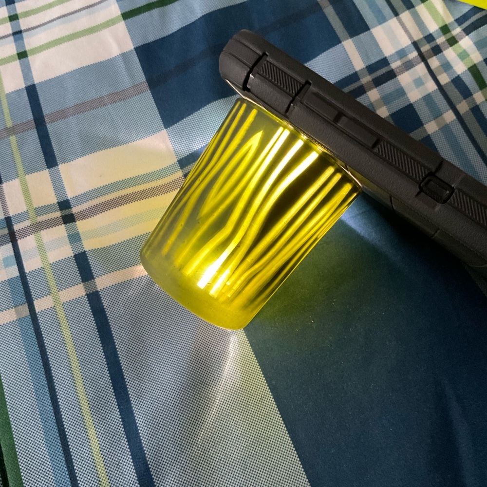 Tsavorite tealight candleholder